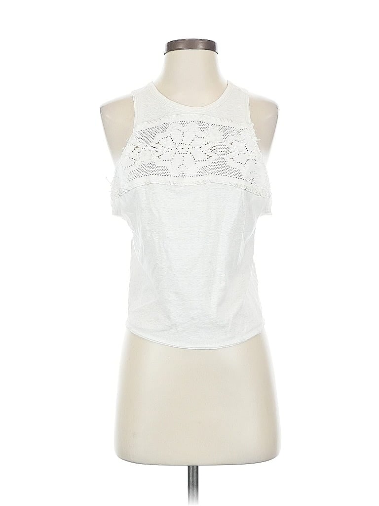 Pre-owned We The Free Sleeveless Blouse In White