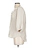 Dylan 100% Cotton Gray 3/4 Sleeve Blouse Size S - photo 4