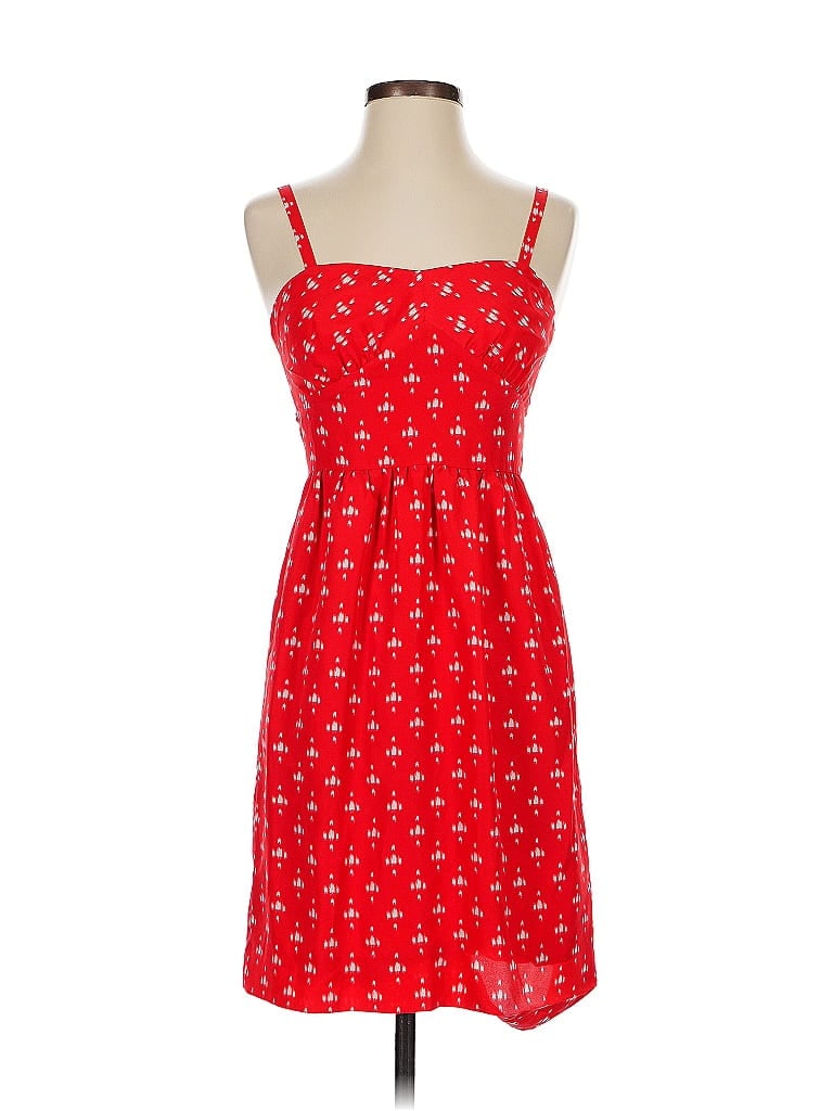 Pre-owned J.crew Factory Store Casual Dress In Red