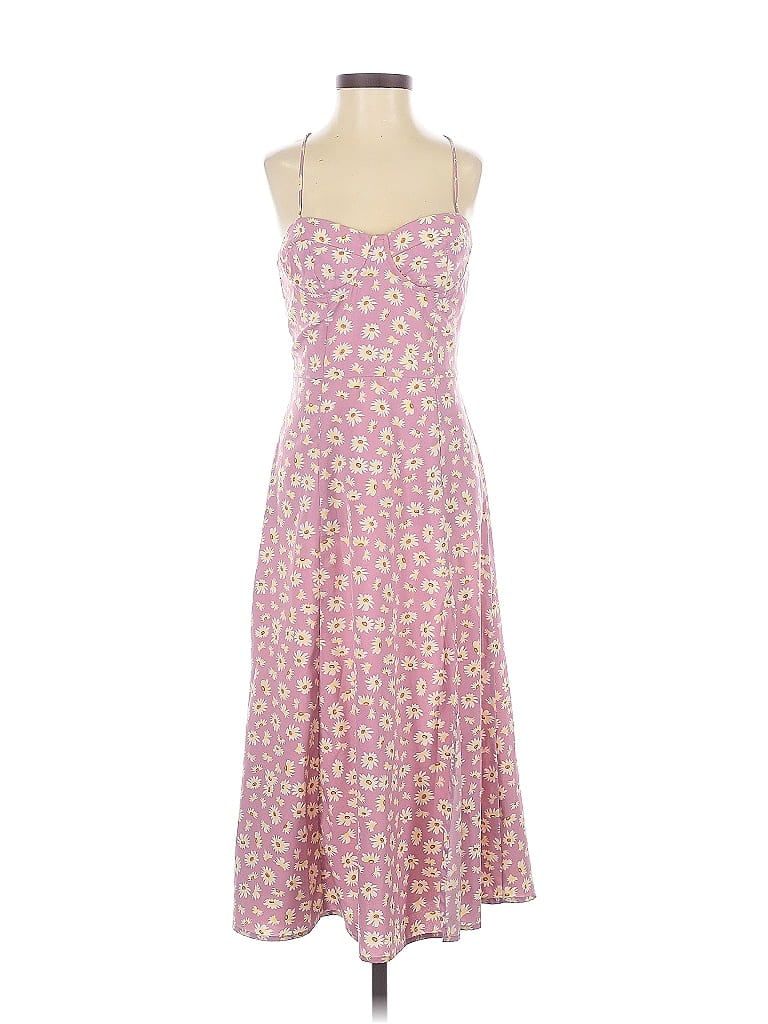 Pre-owned Shein Casual Dress In Pink