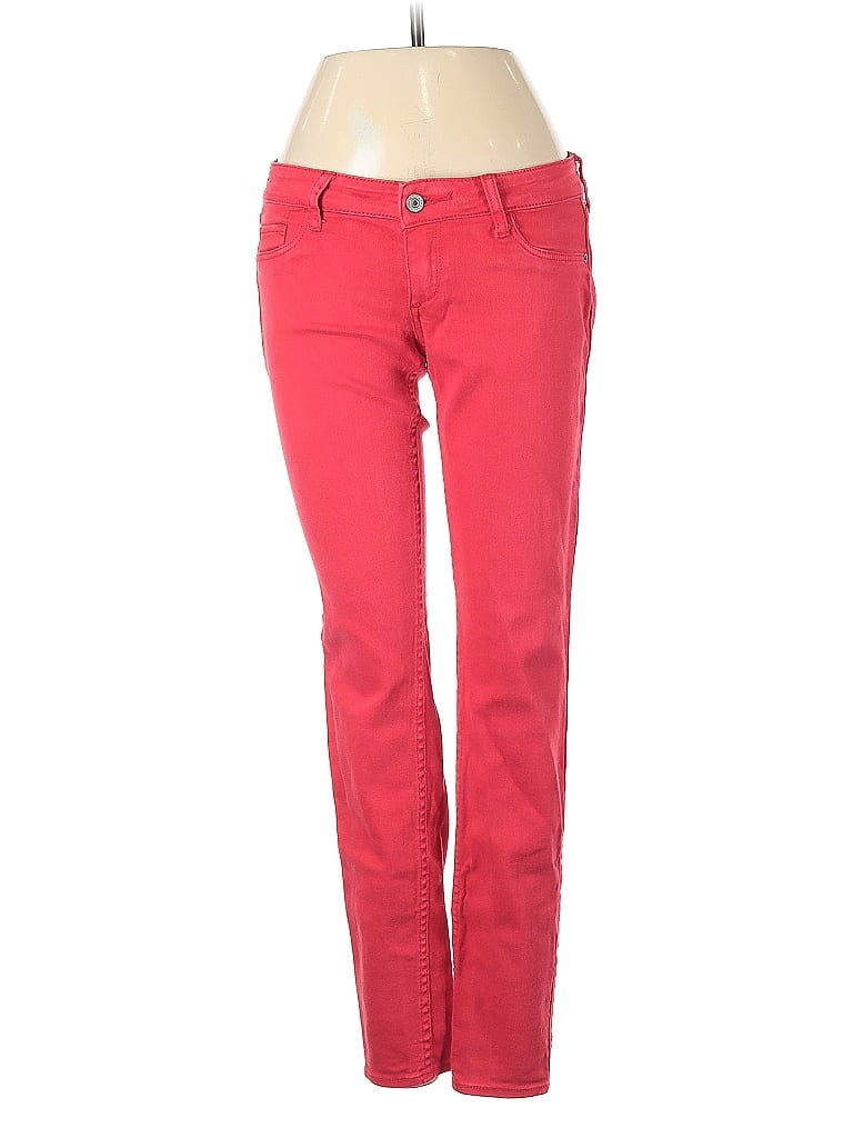 ABERCROMBIE & FITCH Pre-owned Jeans In Red