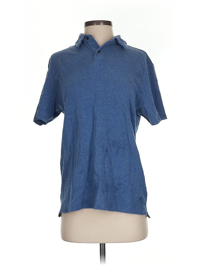 BANANA REPUBLIC Pre-owned Short Sleeve Polo Shirt In Blue