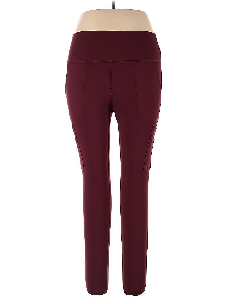 SPYDER Pre-owned Active Pants In Burgundy