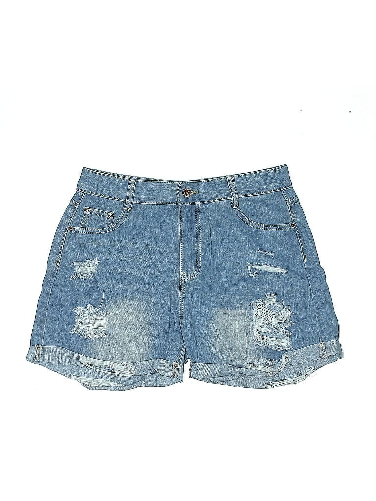Pre-owned Jeans Denim Shorts In Blue