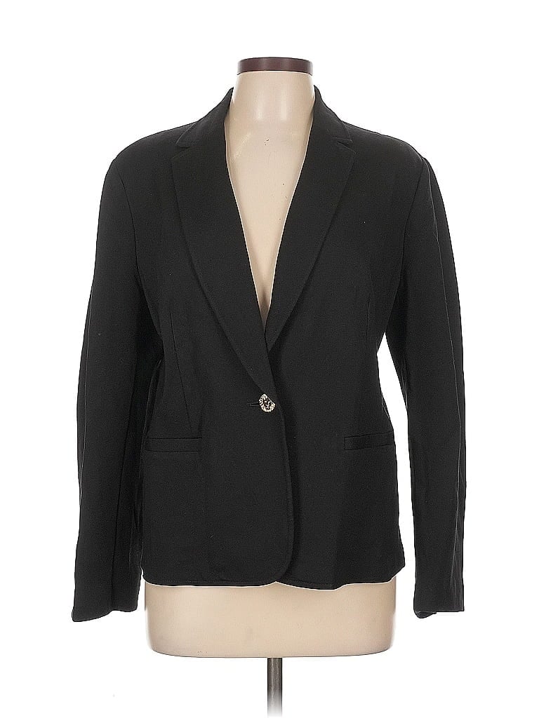 Pre-owned Anne Klein Blazer Jacket In Black
