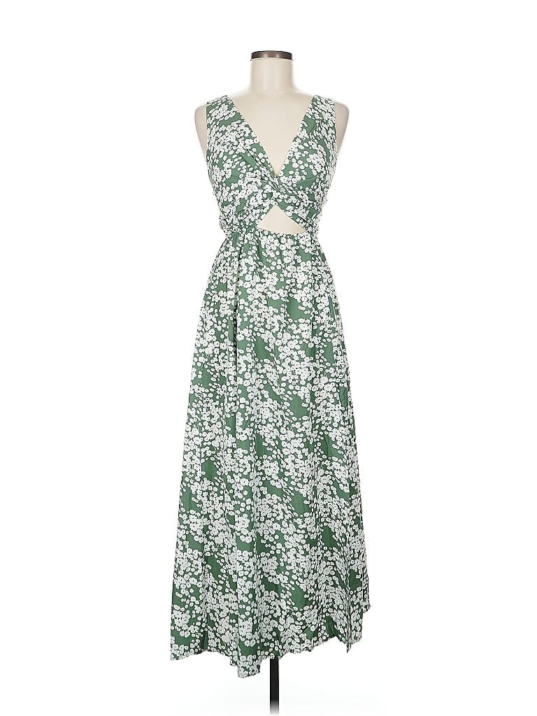 Pre-owned Shein Casual Dress In Green