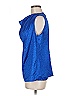 Shein Blue Sleeveless Blouse Size 6 - photo 5