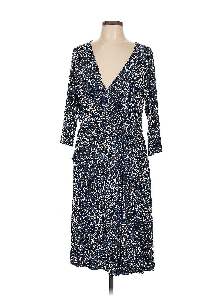 Pre-owned Ann Taylor Casual Dress In Blue