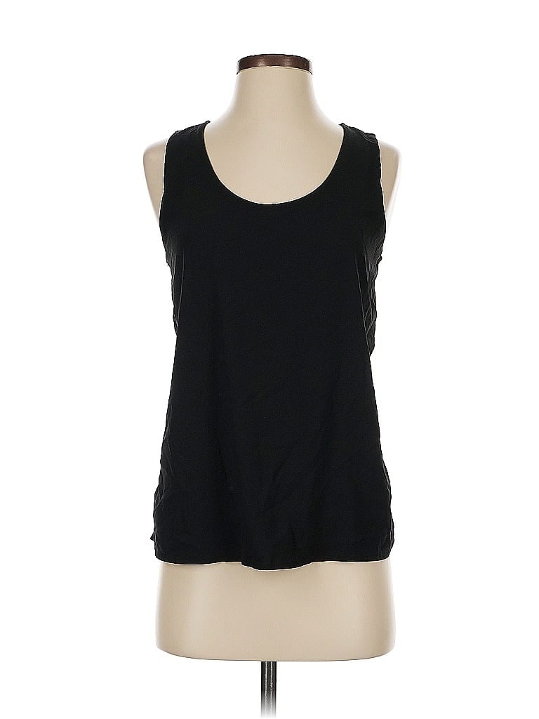 Pre-owned Ann Taylor Sleeveless T-shirt In Black