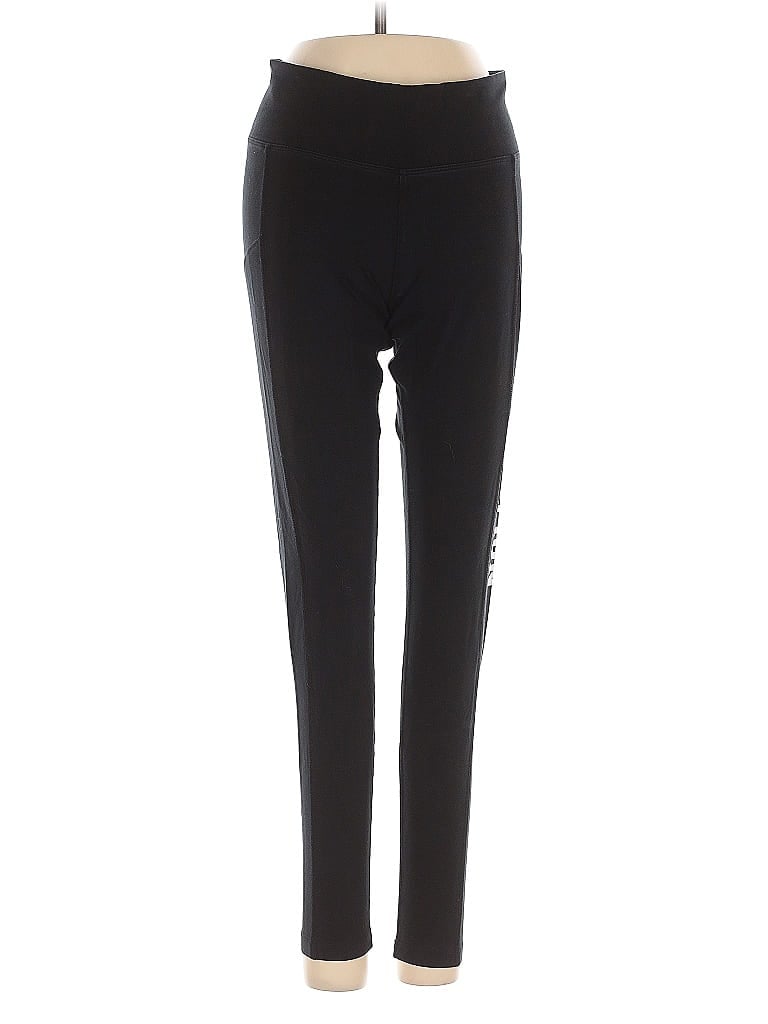 Pre-owned Victoria's Secret Pink Active Pants In Black