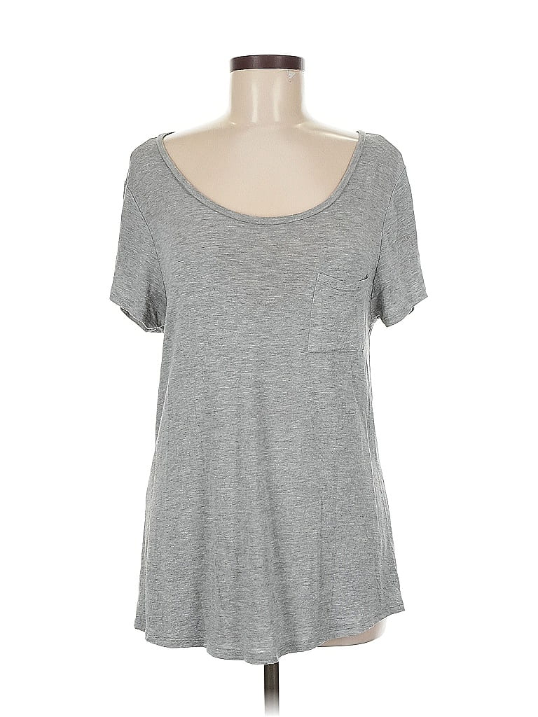 Pre-owned Unbranded Short Sleeve T-shirt In Gray