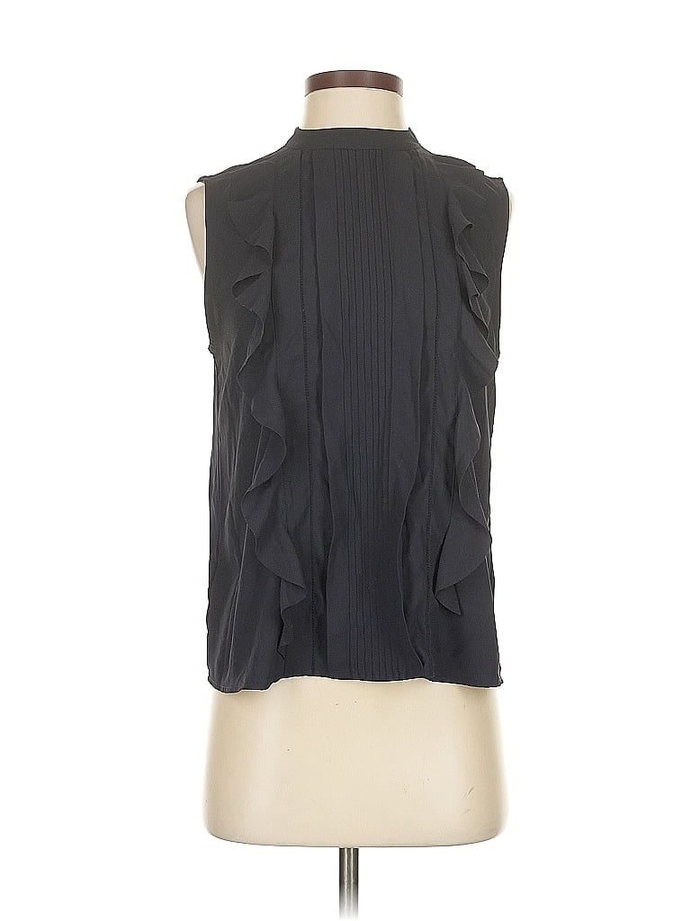 Pre-owned Ann Taylor Sleeveless T-shirt In Black