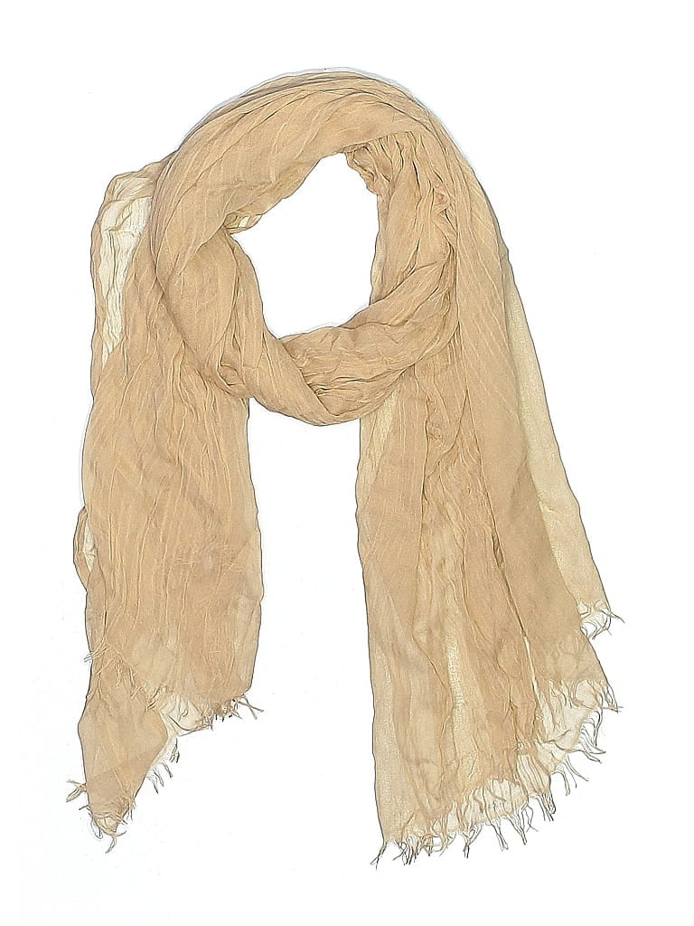 Pre-owned Uniqlo Scarf In Brown