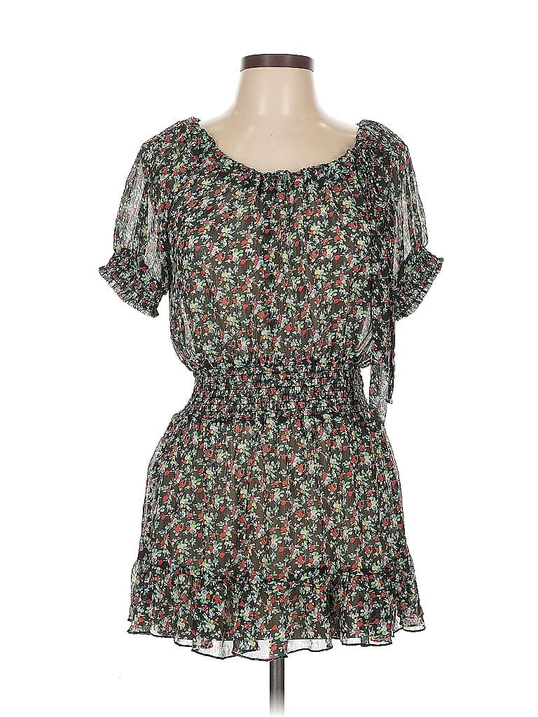 Pre-owned Sam & Max Short Sleeve Blouse In Green