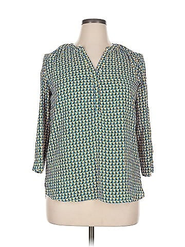 NY Collection 3/4 Sleeve Blouse (view 1)