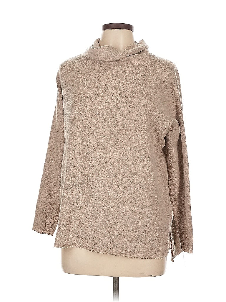 Pre-owned Soft Surroundings Turtleneck Sweater In Brown