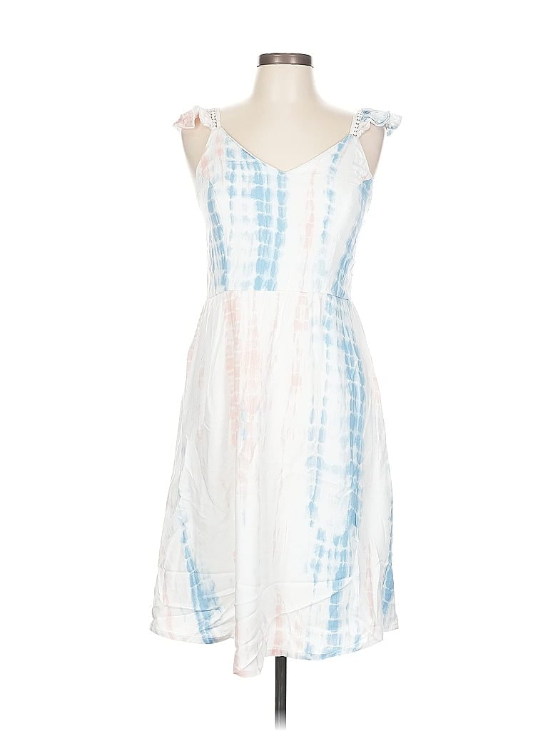 Pre-owned Japna Casual Dress In White