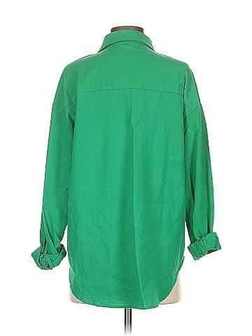HOTOUCH 3/4 Sleeve Button-Down Shirt (view 2)