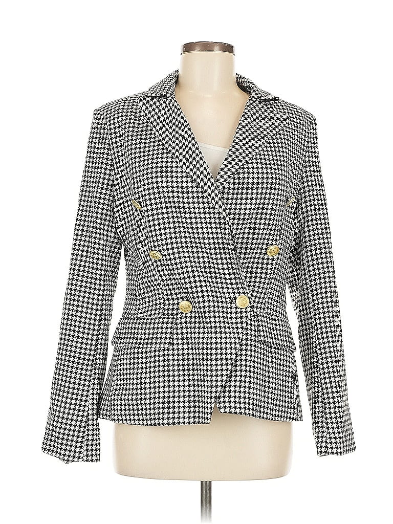 Pre-owned Steve Madden Blazer Jacket In Gray