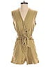 Derek Lam 100% Cotton Tan Utility Romper Size EU (IT) 36 / US 0 - photo 1