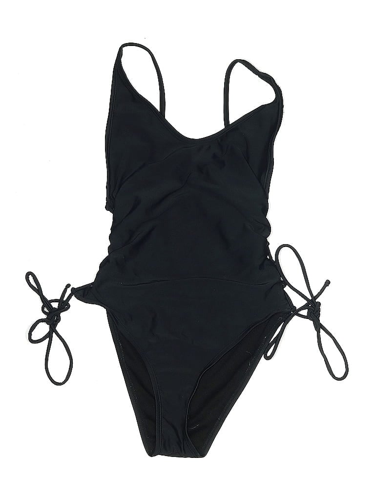 Pre-owned Unbranded One Piece Swimsuit In Black