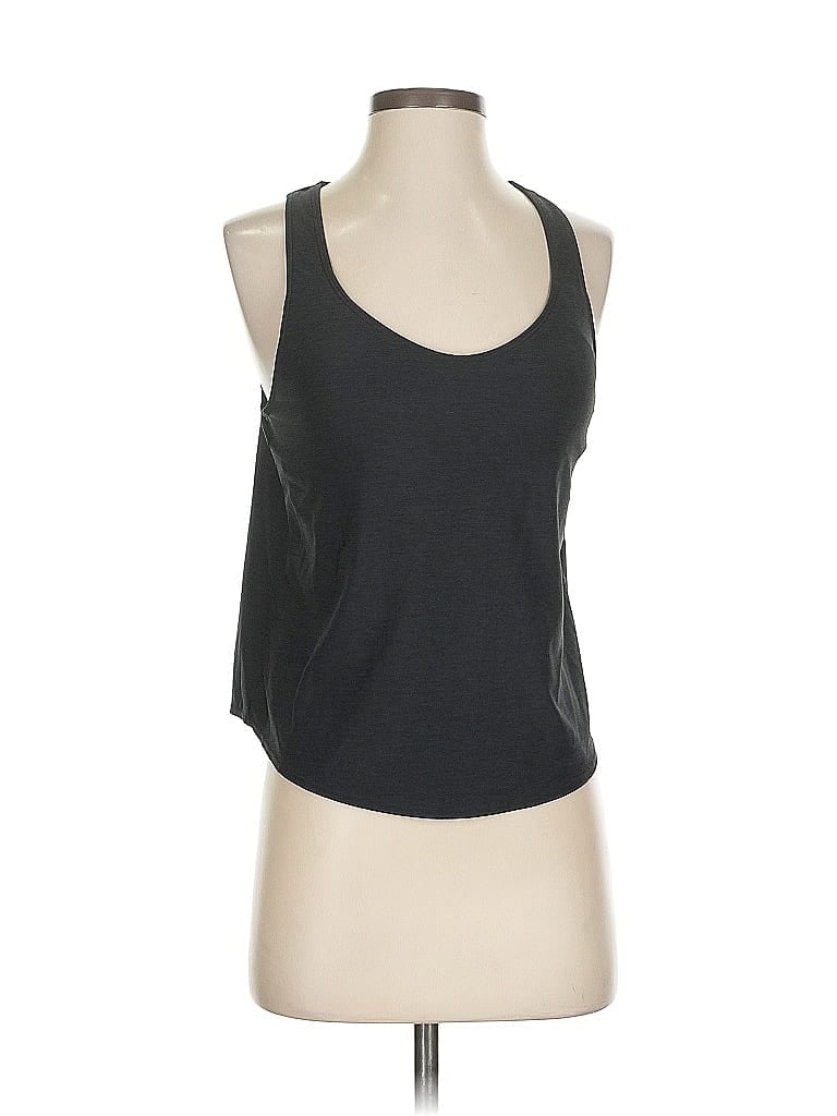 Pre-owned Kona Sol Tank Top Gray Halter Neckline Tops