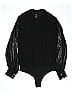 Intermix 100% Silk Black Bodysuit Size S - photo 2