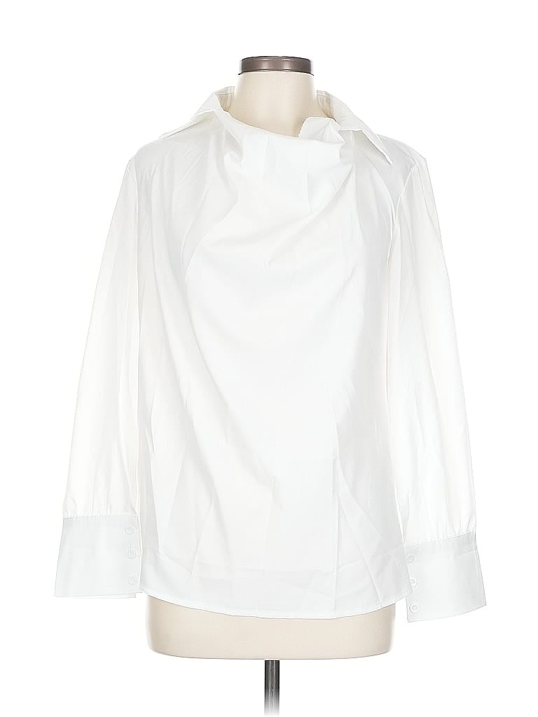 UNBRANDED Pre-owned 3/4 Sleeve Blouse In White