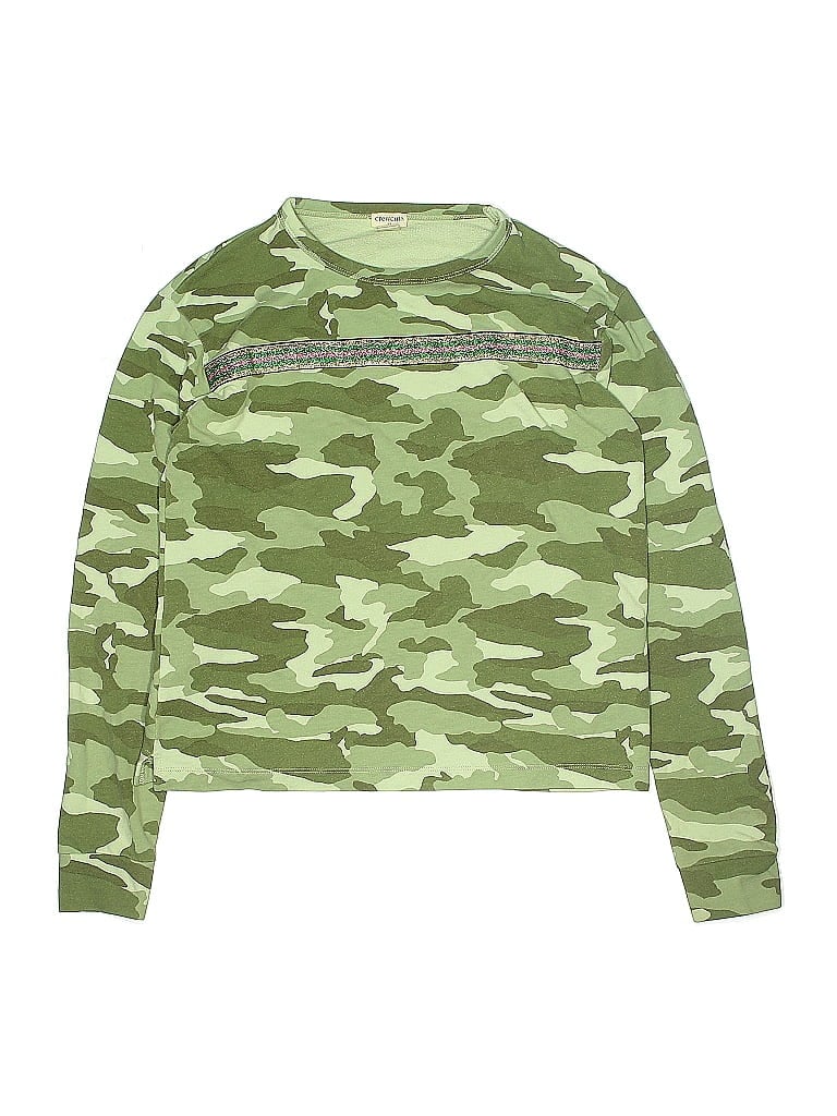 Pre-owned Crewcuts Outlet Kids' Sweatshirt In Green