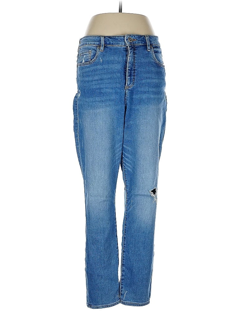Pre-owned Ann Taylor Loft Jeans In Blue