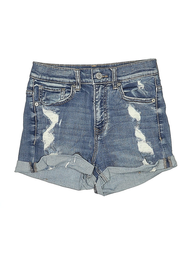Pre-owned Express Denim Shorts In Blue