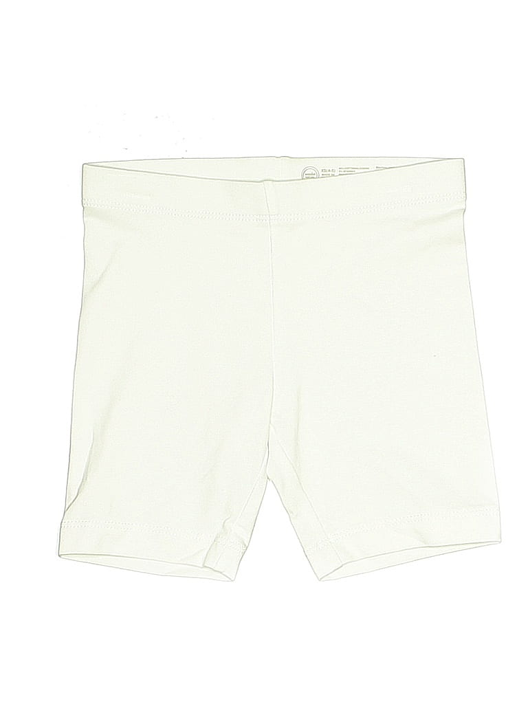 Pre-owned Wonder Nation Kids' Athletic Shorts In White
