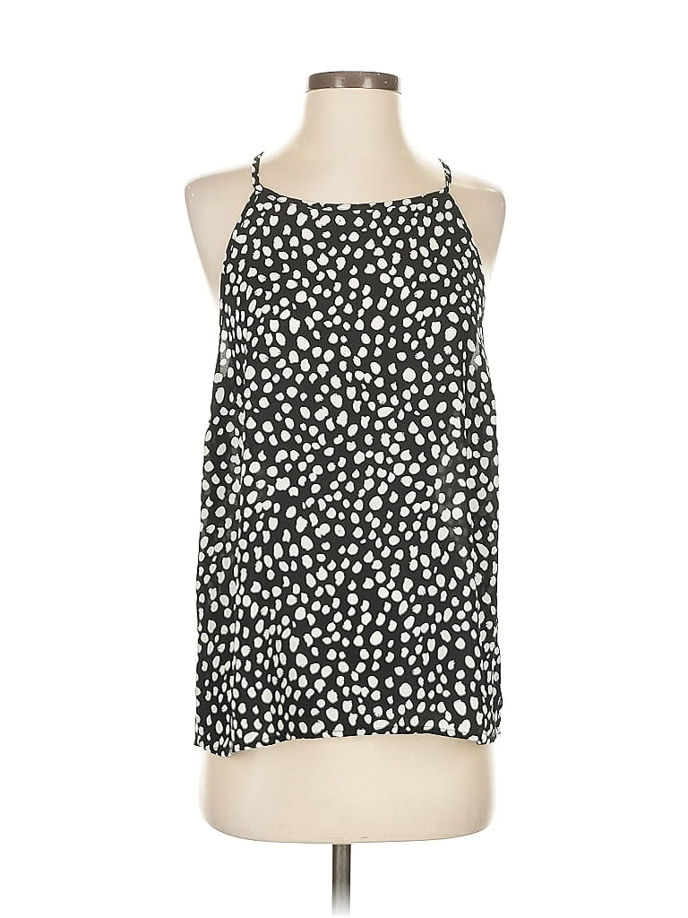 Pre-owned Ann Taylor Loft Sleeveless Blouse In Black