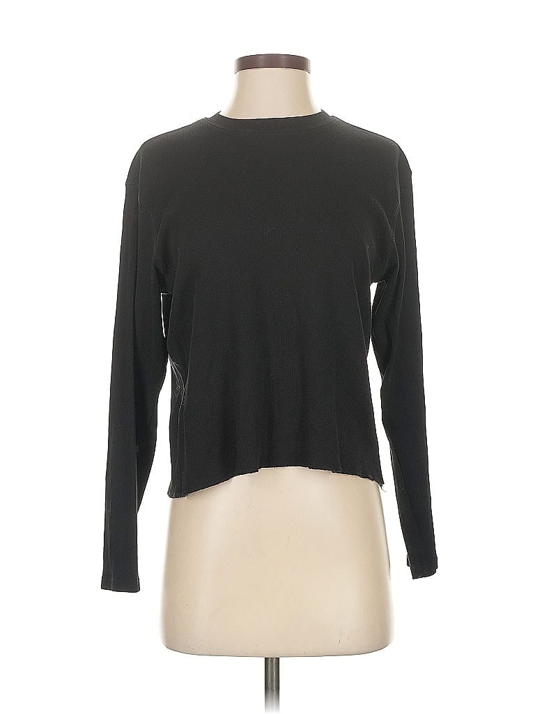 Pre-owned Atm Anthony Thomas Melillo Long Sleeve T-shirt In Black