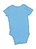 Carter's Blue Short Sleeve Onesie 0-3 MO / 3 MO - photo 2