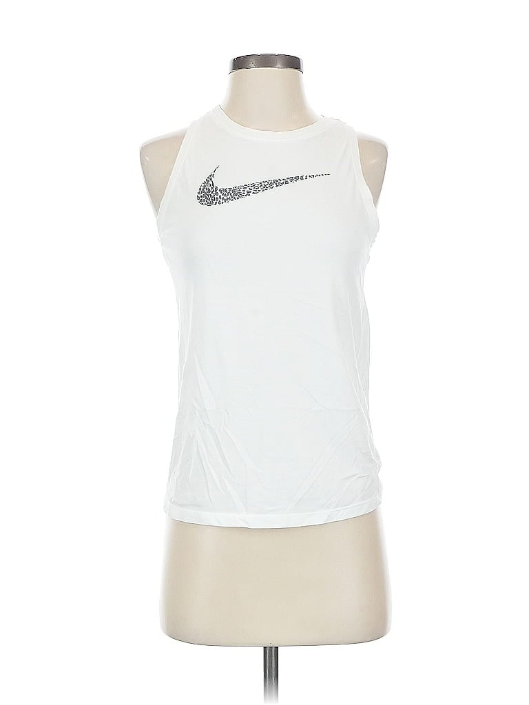 Pre-owned Nike Active Tank Top In White
