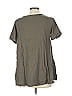Pol 100% Cotton Gray Short Sleeve Top Size L - photo 2