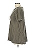 Pol 100% Cotton Gray Short Sleeve Top Size L - photo 4
