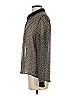IKKS 100% Polyester Animal Print Silver Black Long Sleeve Blouse Size XS (estimated) - photo 5