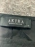 Akira 100% Nylon Solid Black Casual Skirt Size L - photo 4