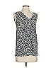 West Kei 100% Polyester Silver Sleeveless Blouse Size S - photo 1