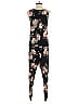 Michael Lauren Floral Black Jumpsuit Size XS - photo 2