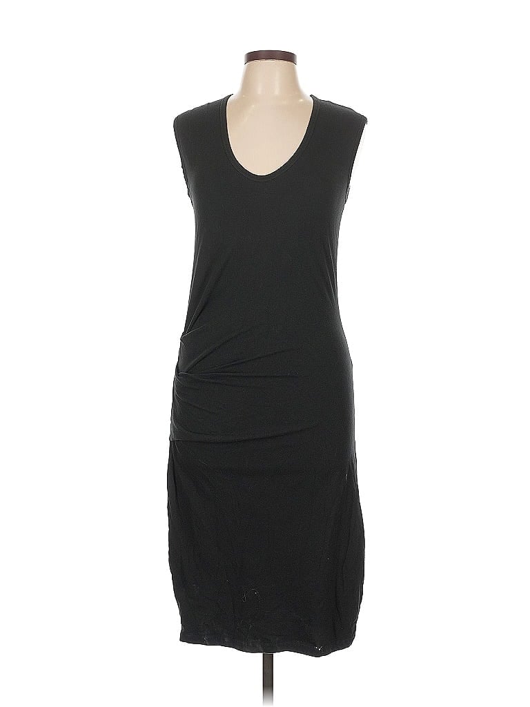 Pre-owned James Perse Cocktail Dress In Black