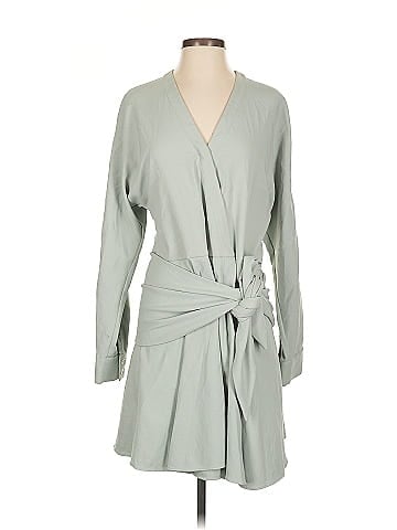 Tibi Chalky Drape Wrap Dress (view 1)