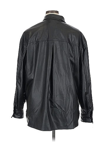 American Eagle Outfitters Faux Leather Jacket (view 2)