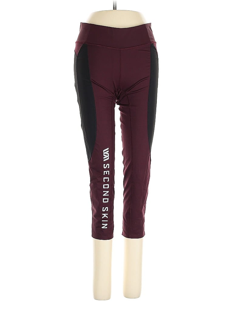 Pre-owned Unbranded Track Pants In Burgundy