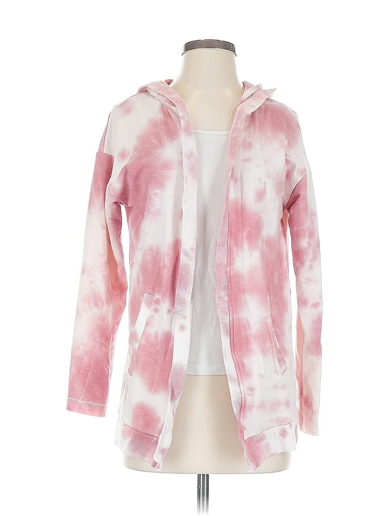 Pre-owned Natural Reflections Zip Up Hoodie In Pink