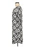 Lola Argyle Gray Black Casual Dress Size M - photo 5