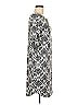 Lola Argyle Gray Black Casual Dress Size M - photo 4