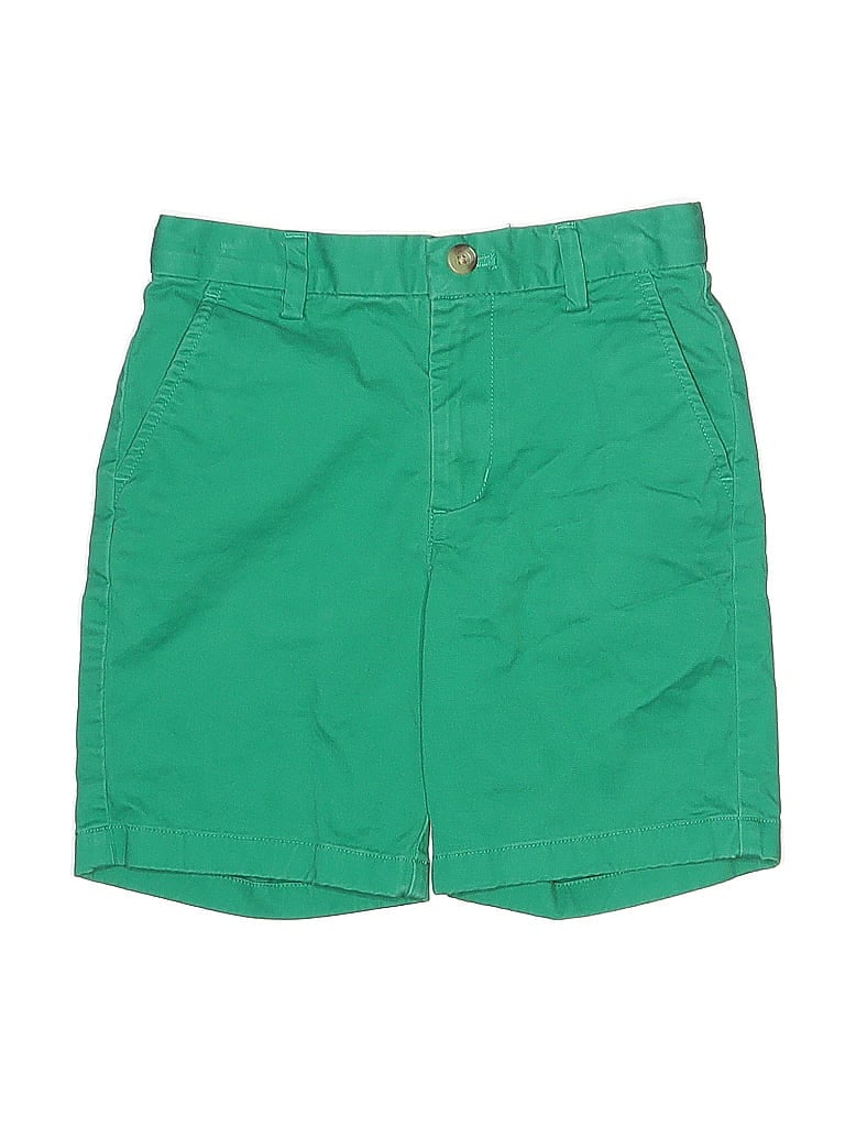Vineyard Vines 100% Cotton Solid Green Khaki Shorts Size 6 - photo 1